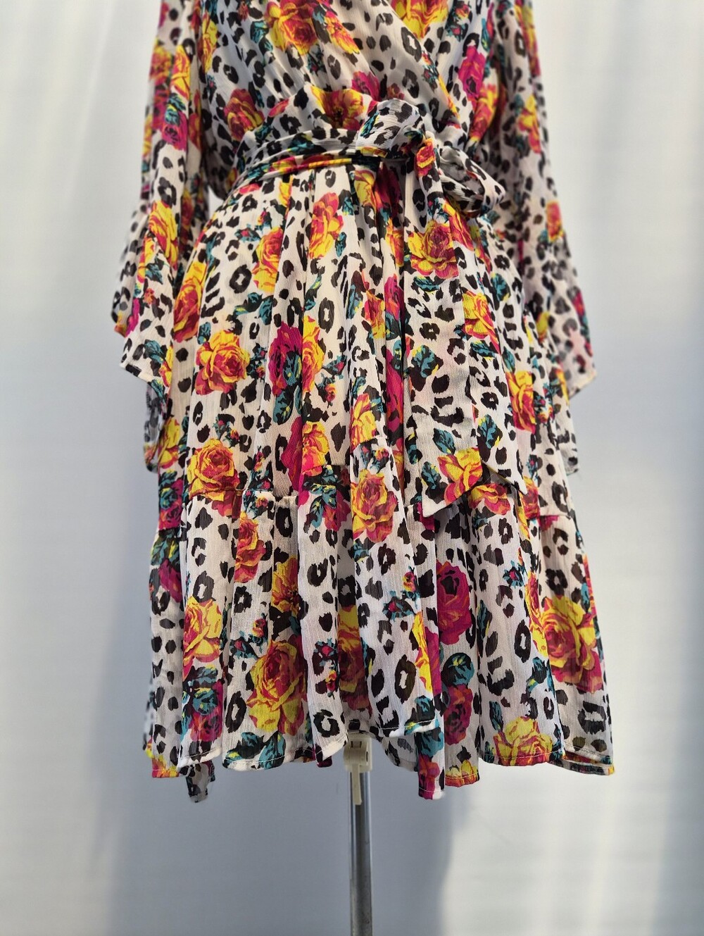 Torrid x Betsey Johnson Collab Limited Edition Leopard Floral Dress Size 1 1x - Picture 9 of 15